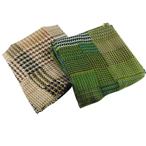 New vintage ethnic style women's scarf printed plaid cotton shawl