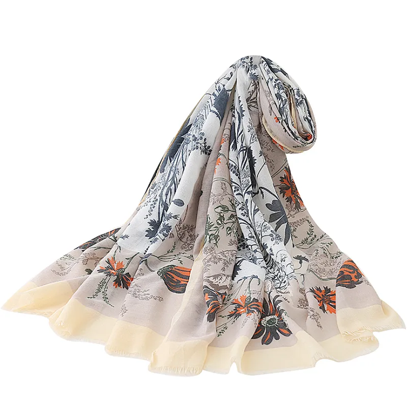 lady's long fashion scarf  beach towel sunscreen shawl scarf