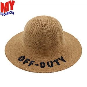 Beach Decorative Wide Brim Paper Sun Women Straw Hat