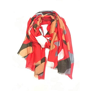 Leisure and artistic style polyester and signature cotton fashion women's infinity Scarf
