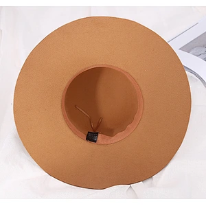 wool felt Fedora hat with strape for men and women band winter hat