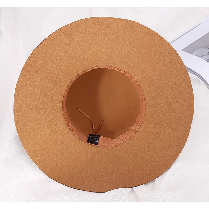 wool felt Fedora hat with strape for men and women band winter hat
