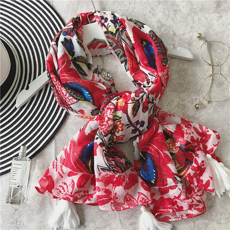 Scarf Chiffon Hijab Hand Embroidery Designs Tops Designs For Women Scarf