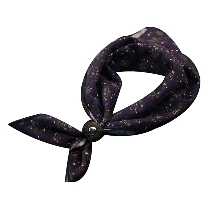 Square scarves elegant retro necktie fashion square kerchief neck scarf for women