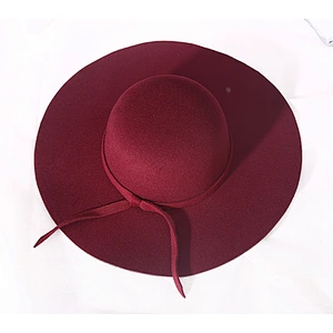 wool felt Fedora hat with strape for men and women band winter hat