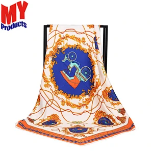 Plain square silk chiffon scarf purple cashmere scarf wool scarf men
