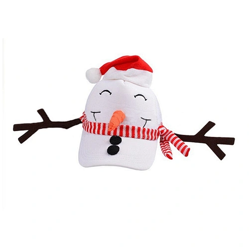 High quality creative snowman Christmas hat cartoon hat baseball cap