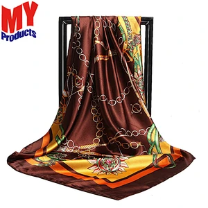Scarf jacquard hijab turkish silk scarf with stone