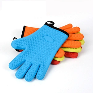 Hot Sale Microwave Heat Resistant Baking Glove,Waterproof Grilling Glove, Silicone Glove Oven Mitt