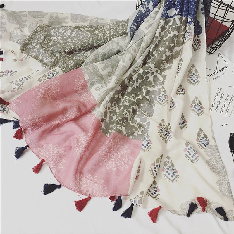 Cashmere Scarf Beachwear Cover Up Silk Fabrics Scarves Shawls Beach Coverups Women