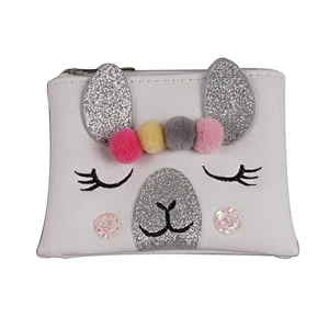 Custom New Fashion Mini Zipper Paillette Zero Wallet For Girls Coin Purse