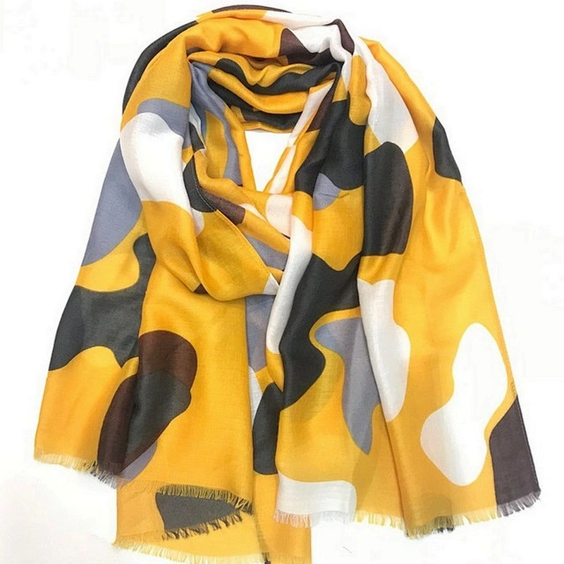 Leisure and artistic style polyester and signature cotton fashion women's infinity Scarf