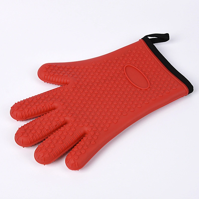 Hot Sale Microwave Heat Resistant Baking Glove,Waterproof Grilling Glove, Silicone Glove Oven Mitt