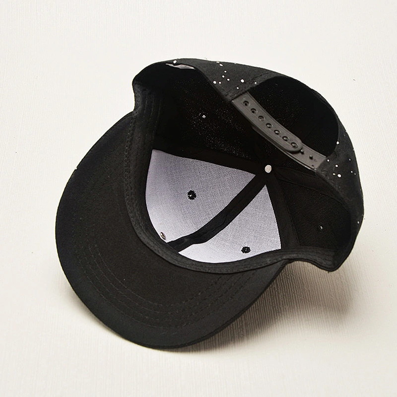 Fashion Adjustable Gorras Planas Men'S Snapback Dancing Hat Custom Hip Hop Baseball Cap With Metal Patch