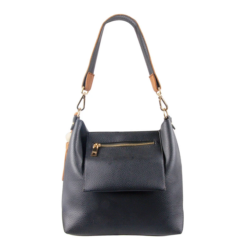 PU Bag Factory Wholesale Lady Handbag With Zipper Pocket