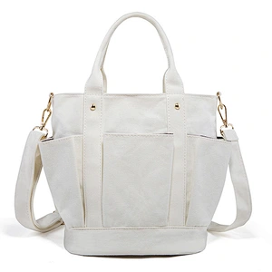 Fashion concise Ladies shoulder handbags custom extra large canvas tote bag