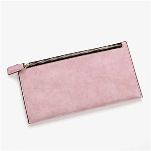 New Trendy Cute Girls Purses Women Leather Long Wallet