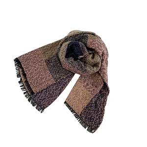 New fashion autumn and winter large checkered scarf thickened colorful scarf shawl
