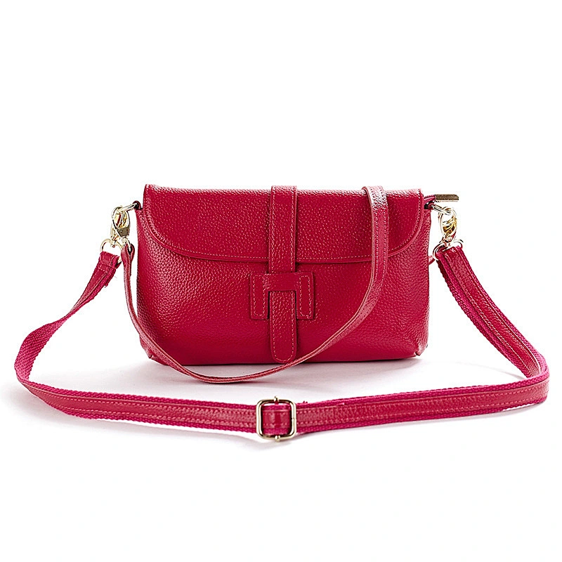 High quality lady shoulder bag wholesale leather women crossbody messenger bag