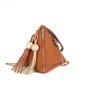 2019 New Fashion Triangular Shape Lady Messenger Shoulder Bag Mini Handbag
