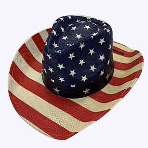 Custom Pattern Cowboy Straw Hat Classic Sunshade Straw Hat