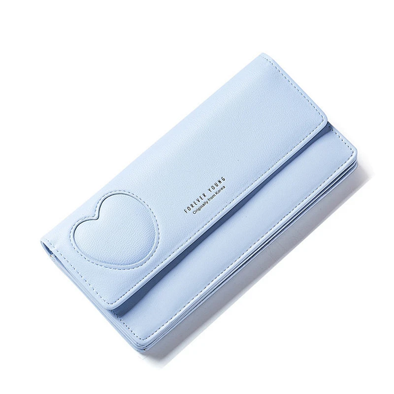 2019 Hot sale fashion ladies pu leather wallet girls purse long tyle wallets