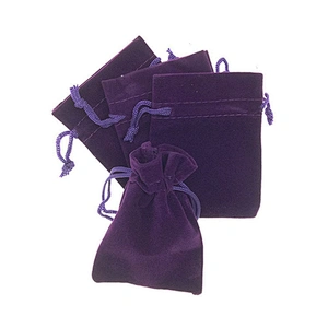 Promotion Wholesale Custom Printing Small Cotton Fabric Drawstring Bag