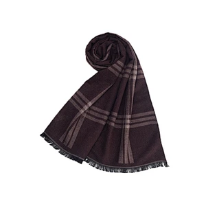Autumn and winter fashion design knit scarf men wholesale custom brand scarf