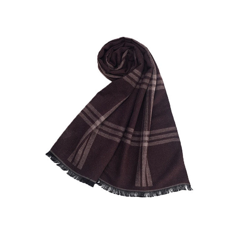 Autumn and winter fashion design knit scarf men wholesale custom brand scarf