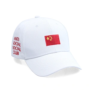 Quality China flat bill blank 5 panel snapback hat with leather strap Logo Embroidery Cap