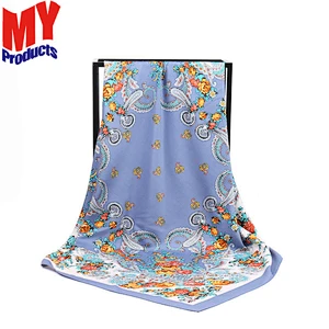 Fashion elastic scarf dog design scarf women silk scarf