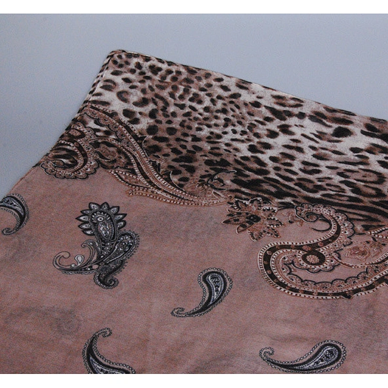 High quality cotton scarf shawl fashion trend woman embroidery scarf design