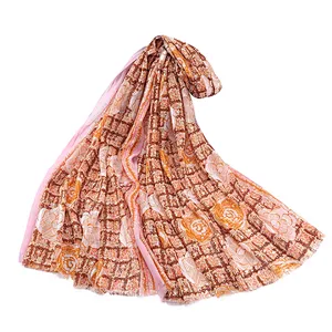 New national style handmade scarf spring and summer cotton and linen silk scarves beach towel women scarf