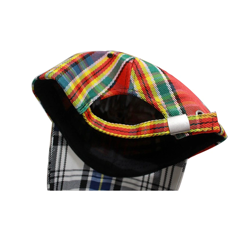 2019 New Style Wholesale Contrast Color Classic Plaid Baseball Cap
