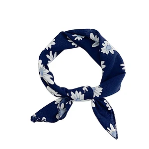 Fashion elegant square printed scarves hijabs , lady dress kerchief wholesale