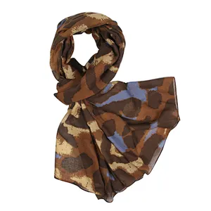 New style retro fashion leopard print shawl  scarf