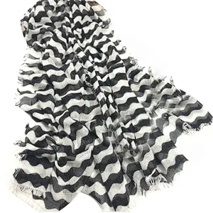 Animal print long  scarf with European style