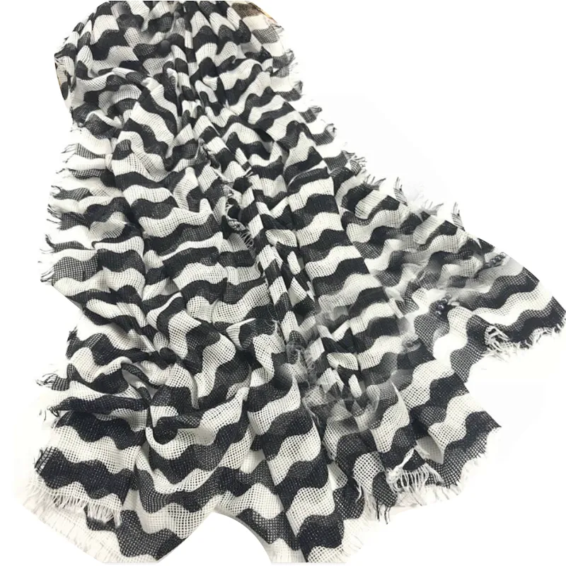Animal print long  scarf with European style