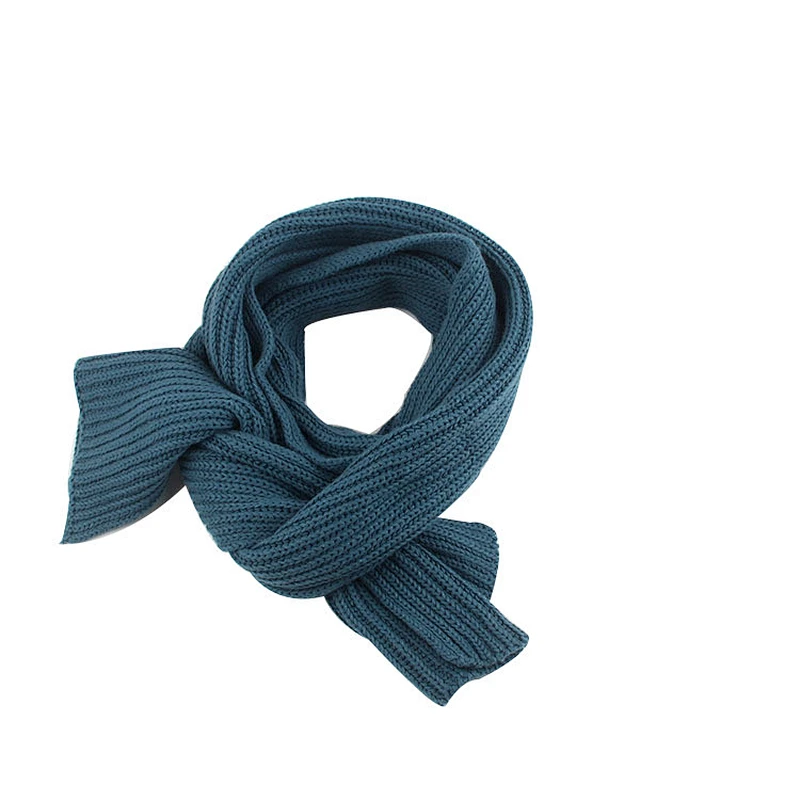 Fashion children pure color scarf kids winter warm scarf