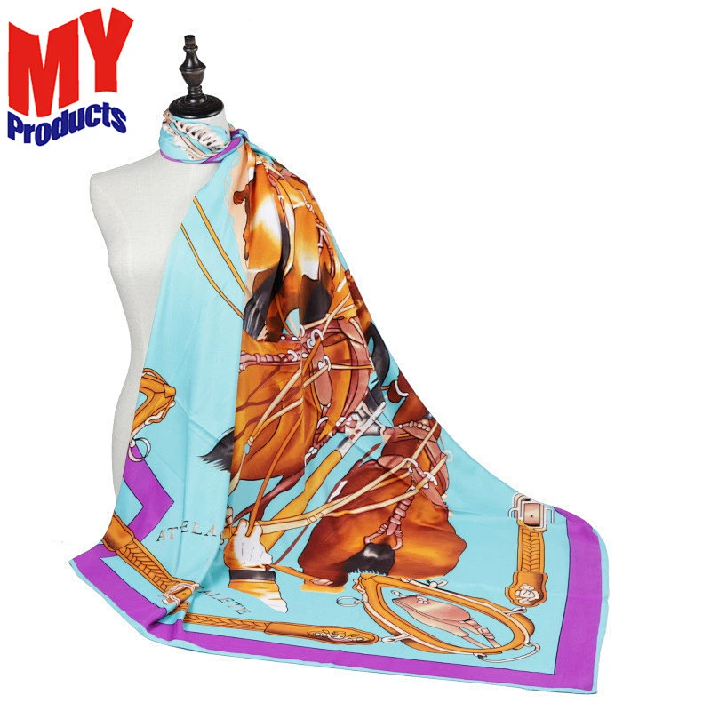 XL long hijab hijab two piece scarf ombre scarf
