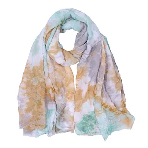 New fashion silk towel tie dyeing scarf