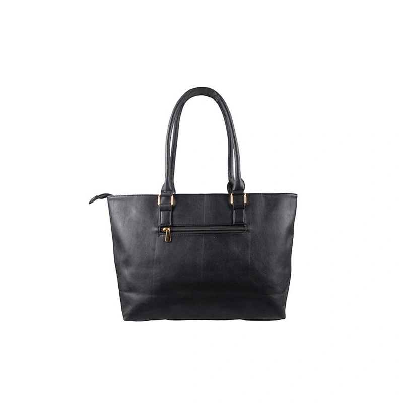 2019 New PU Leather Tote Bag Ladies Large Capacity Fashion Women Black Handbag