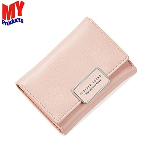 High Quality short Small Women Wallet with zipper