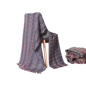 Autumn and winter new style ethnic colorful lady tassel scarf