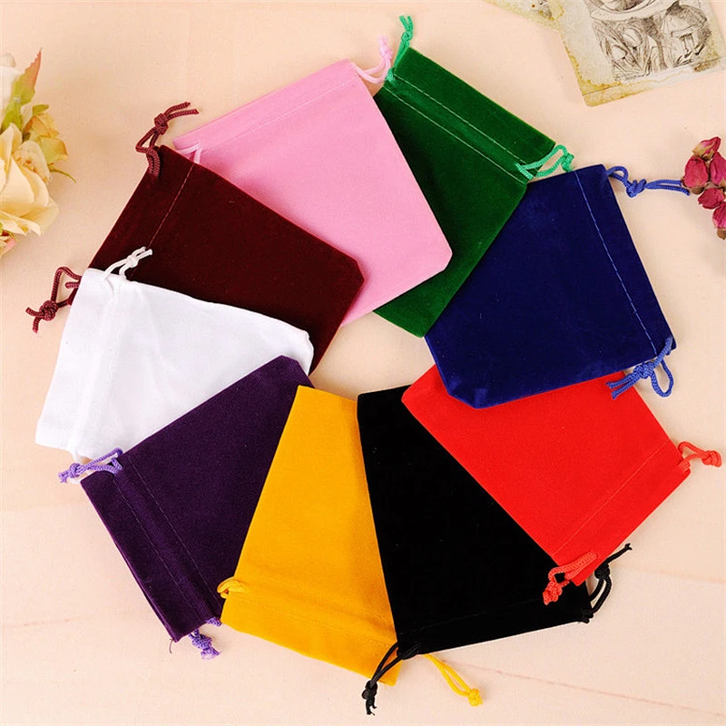 Promotion Wholesale Custom Printing Small Cotton Fabric Drawstring Bag