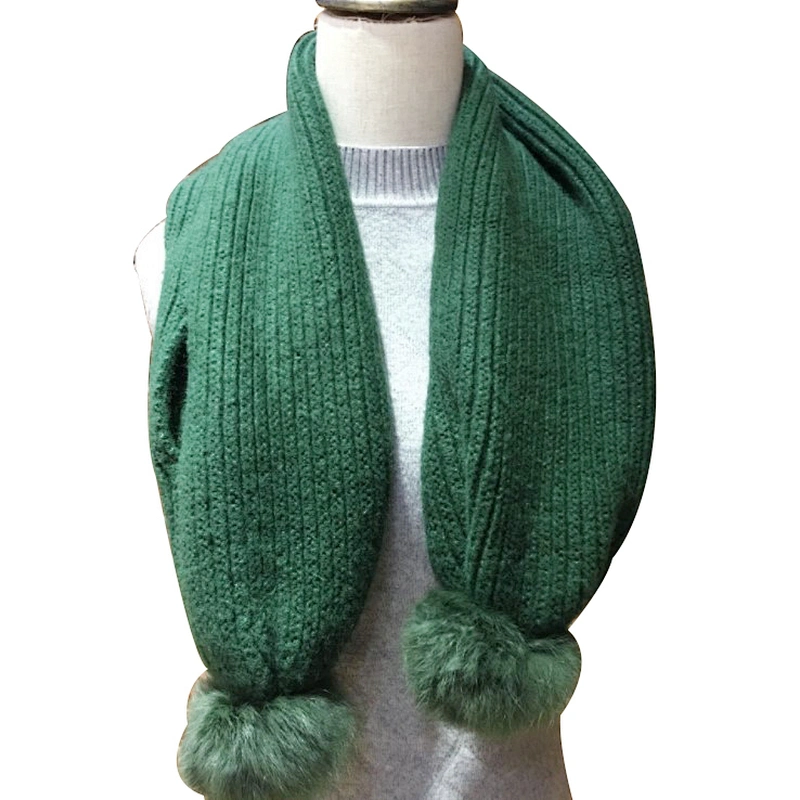 Korean version of winter student warm female fashion wool neck scarf