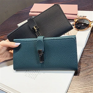 Best Selling Girl Colorful Wallet Mini Safe Card Wallet Leather Brand Women Wallet
