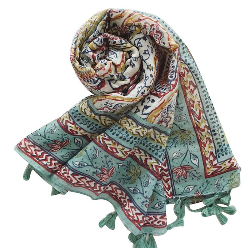 Bohemian travel uv proof scarf beach shawl  versatile scarf