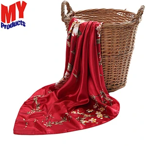 Scarf long cotton plain square hijab indian silk scarf