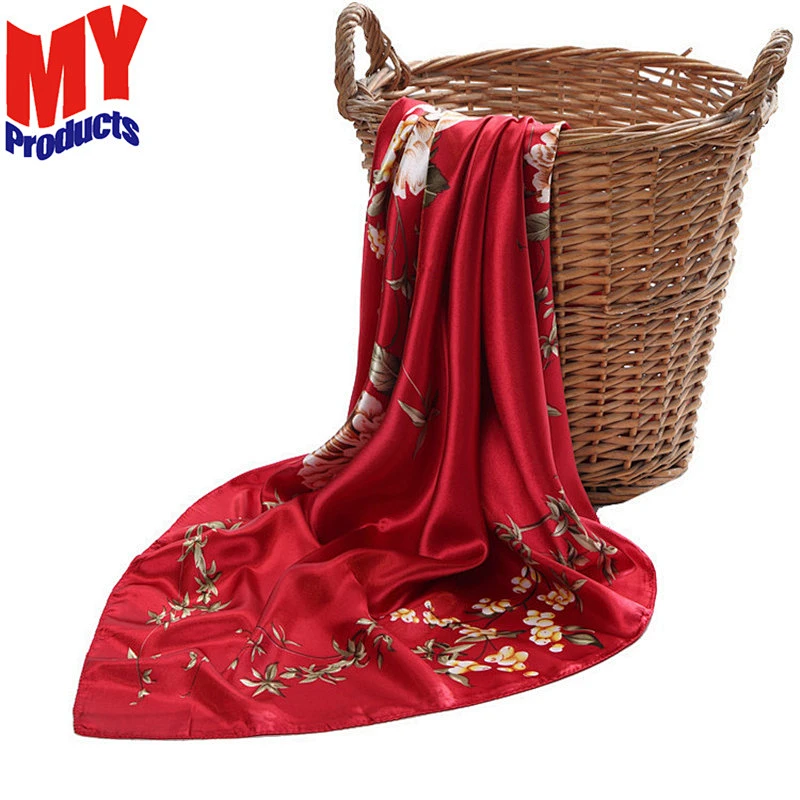 Scarf long cotton plain square hijab indian silk scarf